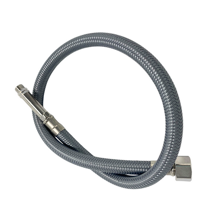 Wężyk przyłączeniowy do baterii Balneo PEX w oplocie szary 3/8" x M10 50 cm