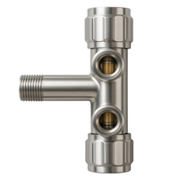 Zawór kątowy model 3 INOX 1/2 x 1/2 x 1/2