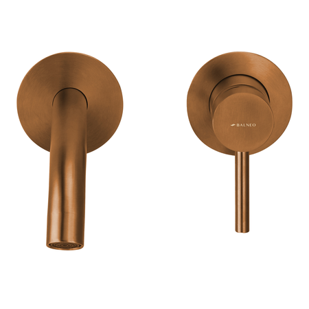 Balneo Cascade washbasin faucet model 3 copper