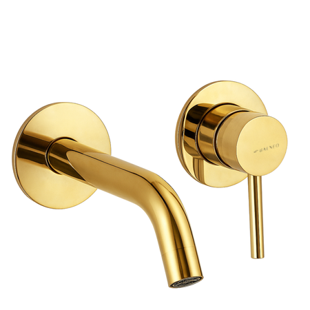Balneo Cascade washbasin faucet model 3 shiny gold