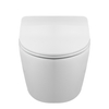 Balneo Luxa Tornado rimless white wall-hung toilet bowl with soft-close duroplast seat