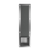 Półka schowek na papier Balneo Wall Box Paper 3 Gun Metal wbudowany w ścianę ze stali nierdzewnej