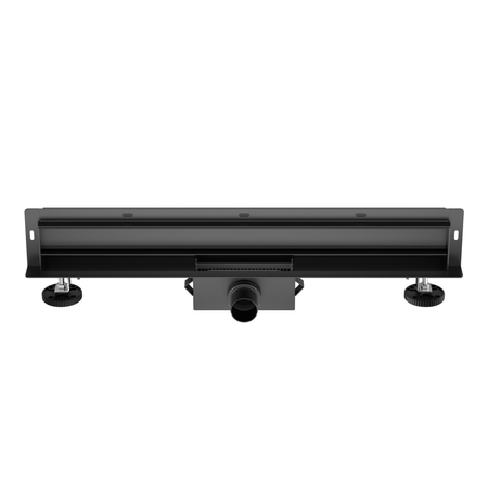 Odpływ liniowy ścienny Balneo W-Drain NEXT 2w1 100 cm czarny dwustronny