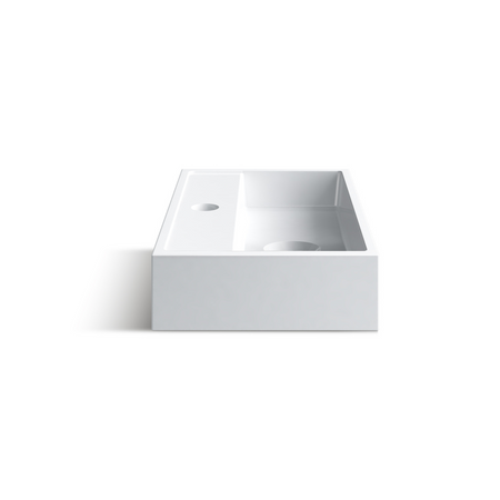 Balneo Viki countertop washbasin 40 x 24 cm white conglomerate