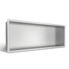 Niche shelf Balneo Wall Box One Inox 90 x 30 x 7 cm made of stainless steel brushed with flange