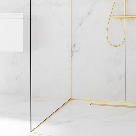 Slope profile Balneo gold for glass left 170 cm