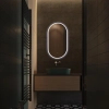 Balneo Elisa Illuminated Oval Mirror 50 x 100 cm