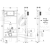 Balneo Fix-Frame Slim Next WC concealed cistern frame