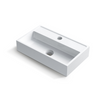 Balneo Viki countertop washbasin 40 x 24 cm white conglomerate