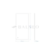 Backlit Rectangular Mirror Balneo Lumin 60 × 120 cm