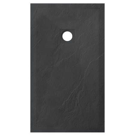 Brodzik kompozytowy Balneo Stone Tray 120 x 90 x 2,5 cm ciemnoszary niski prostokątny