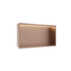 Balneo Wall Box LED Recessed Shelf Copper 60 x 30 x 10 cm