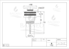 Basin plug brass Balneo Klik Klak D black universal