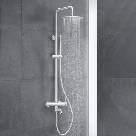 Balneo Cascade shower mixer set 1 inox