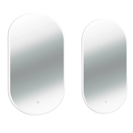 Balneo Elisa Illuminated Oval Mirror 50 x 100 cm