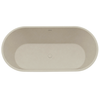 Wanna wolnostojąca VALIA Solid Surface Cashmere Dune z syfonem i korkiem