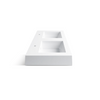 Balneo Maxi countertop washbasin 120 x 46 cm white conglomerate
