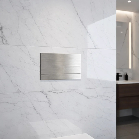 Flush button for toilet Balneo Flo inox