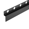 Slope profile Balneo black wall-mounted left 170 cm