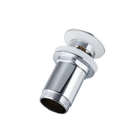 Korek umywalkowy mosiężny Klik Klak E z przelewem Chrom