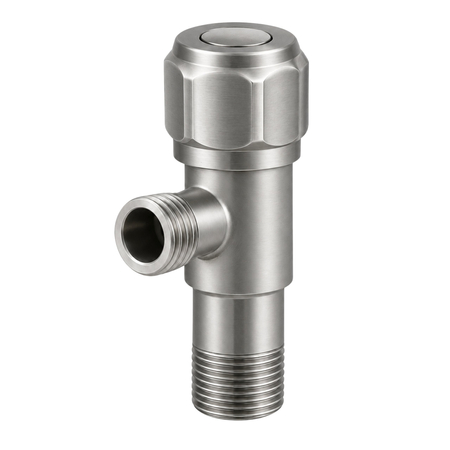 Zawór kątowy z głowicą ceramiczną model 2 INOX 1/2 x 1/2