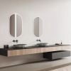 Balneo Elisa Illuminated Oval Mirror 50 x 100 cm