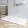 Brodzik kompozytowy Balneo Stone Tray 120 x 90 x 2,5 cm biały niski prostokątny