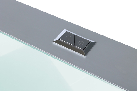 Stelaż natynkowy WC Balneo Fix-Frame Glass Milky biały ze szkła hartowanego