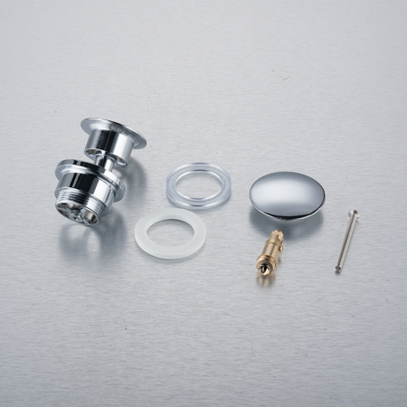 Korek umywalkowy mosiężny Balneo Klik Klak D chrom uniwersalny