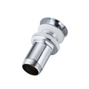 Basin plug brass Balneo Klik Klak C chrome with overflow