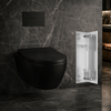Schowek na szczotkę WC Balneo Wall Box Brush L Tiles prawy do wbudowania w ścianę ze stali nierdzewnej