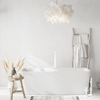 Balneo ROMA freestanding bathtub 170 x 80 cm white acrylic with stainless steel frame and 6 stabilising legs with overflow and white plug