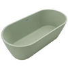 Wanna wolnostojąca VALIA Solid Surface Pistachio Cream z syfonem i korkiem