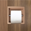 Balneo Wall Box Paper 1 Copper – in-wall stainless steel paper holder