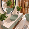 Umywalka ETERIA Solid Surface Pistachio Cream