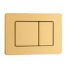Flush button for TOILET Balneo Axo gold made of stainless steel brushed