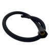 Connection hose for Balneo PEX faucets in black braided 3/8" x M10 30 cm