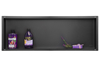 Balneo Wall Box No rim Black 90 x 30 x 7 cm black stainless steel recessed shelf without collar