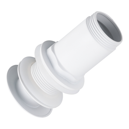 Korek umywalkowy mosiężny Balneo Klik Klak C biały bez przelewu