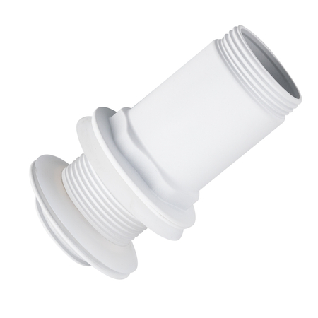 Basin plug brass Balneo Klik Klak E white without overflow