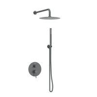 Balneo Cascade shower mixer set of 2 gun metal