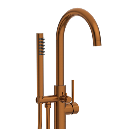 Balneo Cascade bathtub faucet model 2 copper