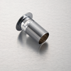 Brass basin plug Balneo Klik Klak A black with overflow and ceramic head