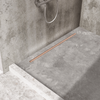 Linear drain floor Balneo Slim & Low ProLine Copper 80 cm copper
