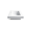 Balneo Rica countertop washbasin 60 x 40 cm white conglomerate