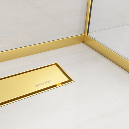 Listwa spadkowa Balneo złota podłogowa lewa 120 cm