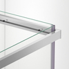 Shower enclosure sliding Balneo Rio 90 x 90 cm chrome transparentna
