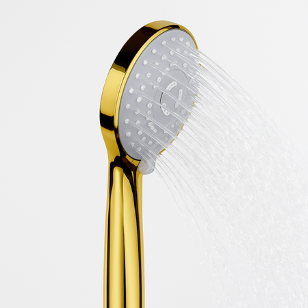 Balneo Cascade shower head model 3 shiny gold