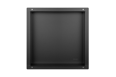 Półka wnękowa Balneo Wall Box No rim Black 30 x 30 x 10 cm czarna ze stali nierdzewnej bez kołnierza