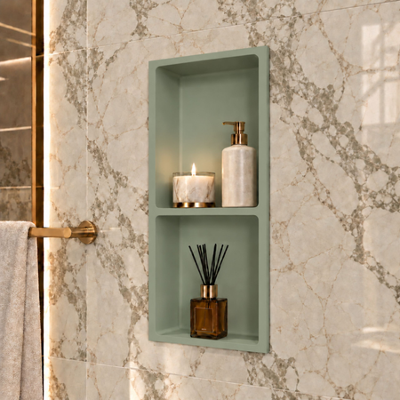 Półka wnękowa WALL-BOX Solid Duo Pistachio Cream